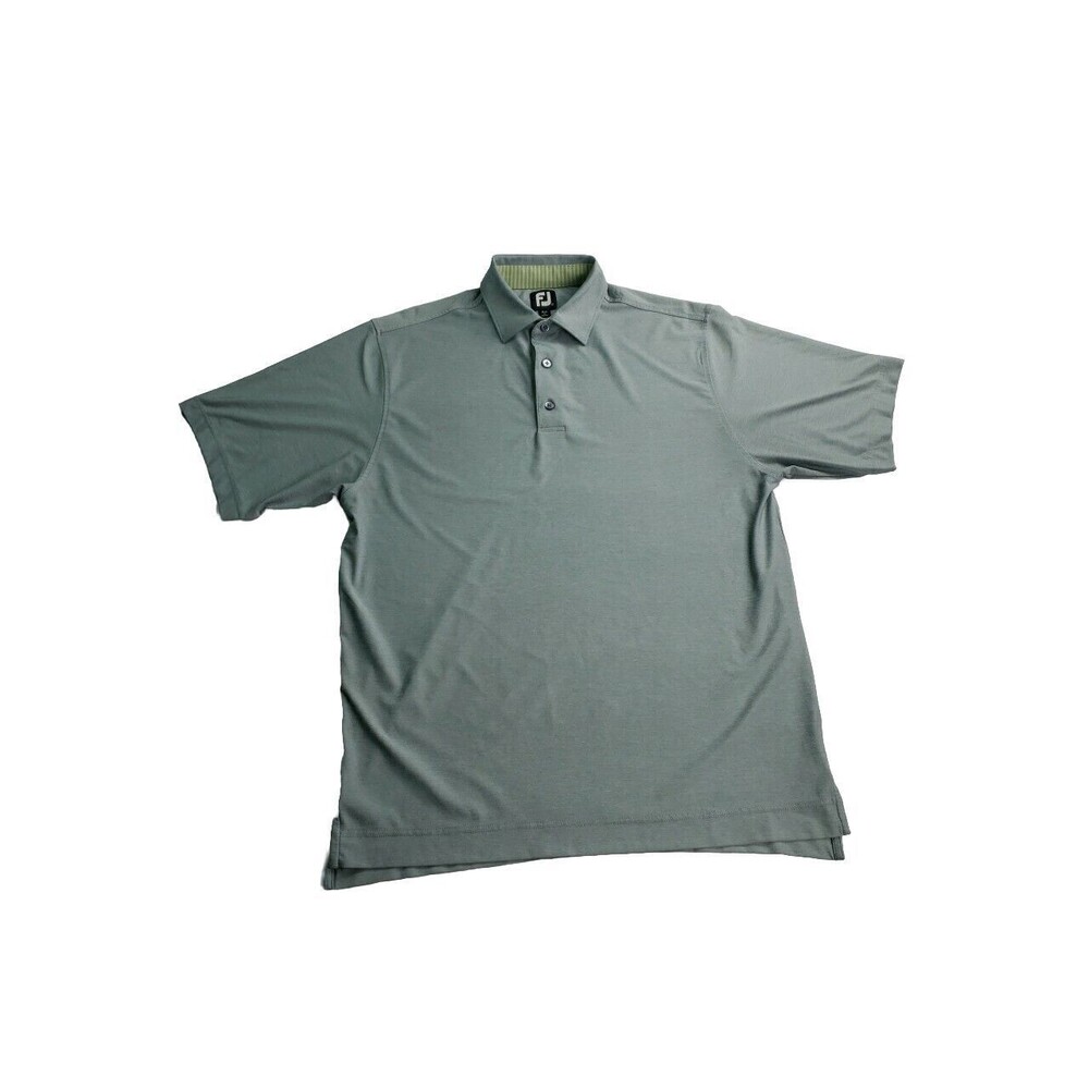 Footjoy - Mens Green FJ Golf Polo Shirt - Size M